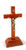4" Standing Crucifix with Silver-tone Corpus  W657