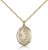 Gold Filled St. Cecilia Pendant, Gold Filled Lite Curb Chain, Medium Size Catholic Medal, 3/4" x 1/2" Gold Filled St. Cecilia Pendant, Gold Filled Lite Curb Chain, Medium Size Catholic Medal, 3/4" x 1/2"