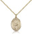 Gold Filled St. Bernadette Pendant, Gold Filled Lite Curb Chain, Medium Size Catholic Medal, 3/4" x 1/2" Gold Filled St. Bernadette Pendant, Gold Filled Lite Curb Chain, Medium Size Catholic Medal, 3/4" x 1/2"