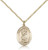 Gold Filled St. Christopher Pendant, Gold Filled Lite Curb Chain, Medium Size Catholic Medal, 3/4" x 1/2" Gold Filled St. Christopher Pendant, Gold Filled Lite Curb Chain, Medium Size Catholic Medal, 3/4" x 1/2"