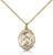 Gold Filled St. Dorothy Pendant, Gold Filled Lite Curb Chain, Medium Size Catholic Medal, 3/4" x 1/2" Gold Filled St. Dorothy Pendant, Gold Filled Lite Curb Chain, Medium Size Catholic Medal, 3/4" x 1/2"