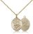 Gold Filled St. George / Coast Guard Pendant, Gold Filled Lite Curb Chain, Medium Size Catholic Medal, 3/4" x 1/2" Gold Filled St. George / Coast Guard Pendant, Gold Filled Lite Curb Chain, Medium Size Catholic Medal, 3/4" x 1/2"