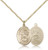 Gold Filled St. Michael / Air Force Pendant, Gold Filled Lite Curb Chain, Medium Size Catholic Medal, 3/4" x 1/2" Gold Filled St. Michael / Air Force Pendant, Gold Filled Lite Curb Chain, Medium Size Catholic Medal, 3/4" x 1/2"