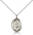 Sterling Silver St. Rita of Cascia Pendant, Lite Curb Chain, Medium Size Catholic Medal, 3/4" x 1/2" Sterling Silver St. Rita of Cascia Pendant, Lite Curb Chain, Medium Size Catholic Medal, 3/4" x 1/2"
