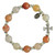 Rosary Bracelet with 10mm Gold Jade Beads, RBS6