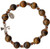 Rosary Bracelet with 10mm Tiger Eye Beads, RBS12