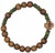 Rosary Bracelet with 8mm Wood Beads, RBS2B