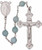 24" Chain-link Rosary with 8mm Light Green Jade Beads, R758