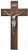 Walnut and Pewter 12"x6.75" Crucifix, WP17