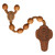 20"  St. Benedict Rosary with Wooden 10mm Beads, R3455