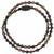 Five Decade Rosary Bracelet with 4mm Jujube Wood Beads, RBS4B