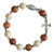 Rosary Bracelet Gemstone Tan/Brown 10mm RBA53