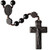 Black Onyx 8mm Bead Jujube Wood Rosary R4958
