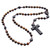 Tiger Eye 6mm Bead Jujube Rosary R4256