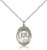 Sterling Silver St. Ignatius of Loyola Pendant, Lite Curb Chain, Medium Size Catholic Medal, 3/4" x 1/2" Sterling Silver St. Ignatius of Loyola Pendant, Lite Curb Chain, Medium Size Catholic Medal, 3/4" x 1/2"