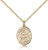 Gold Filled St. Perpetua Pendant, Gold Filled Lite Curb Chain, Medium Size Catholic Medal, 3/4" x 1/2" Gold Filled St. Perpetua Pendant, Gold Filled Lite Curb Chain, Medium Size Catholic Medal, 3/4" x 1/2"