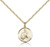Gold Filled St. Gerard Pendant, Gold Filled Lite Curb Chain, 5/8" x 1/2" Gold Filled St. Gerard Pendant, Gold Filled Lite Curb Chain, 5/8" x 1/2"