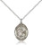 Sterling Silver Our Lady of Mercy Pendant, Lite Curb Chain, Medium Size Catholic Medal, 3/4" x 1/2" Sterling Silver Our Lady of Mercy Pendant, Lite Curb Chain, Medium Size Catholic Medal, 3/4" x 1/2"