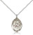 Sterling Silver St. Lidwina of Schiedam Pendant, Lite Curb Chain, Medium Size Catholic Medal, 3/4" x 1/2" Sterling Silver St. Lidwina of Schiedam Pendant, Lite Curb Chain, Medium Size Catholic Medal, 3/4" x 1/2"