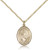 Gold Filled St. Amelia Pendant, Gold Filled Lite Curb Chain, Medium Size Catholic Medal, 3/4" x 1/2" Gold Filled St. Amelia Pendant, Gold Filled Lite Curb Chain, Medium Size Catholic Medal, 3/4" x 1/2"