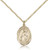 Gold Filled St. Catherine of Alexandria Pendant, Gold Filled Lite Curb Chain, Medium Size Catholic Medal, 3/4" x 1/2" Gold Filled St. Catherine of Alexandria Pendant, Gold Filled Lite Curb Chain, Medium Size Catholic Medal, 3/4" x 1/2"