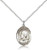 Sterling Silver Pope Saint Eugene I Pendant, Lite Curb Chain, Medium Size Catholic Medal, 3/4" x 1/2" Sterling Silver Pope Saint Eugene I Pendant, Lite Curb Chain, Medium Size Catholic Medal, 3/4" x 1/2"