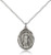 Sterling Silver St. Juliana Pendant, rhodium Lite Curb Chain, Medium Size Catholic Medal, 3/4" x 1/2" Sterling Silver St. Juliana Pendant, rhodium Lite Curb Chain, Medium Size Catholic Medal, 3/4" x 1/2"