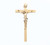 10" Oak Crucifix, 4.5" Antique Gold Finish Corpus JC-7103-K