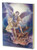 SAINT MICHAEL LARGE GOLD EMBOSSED PLAQUE 520-330