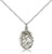 Sterling Silver St. Anthony of Padua Pendant, Lite Curb Chain, 3/4" x 3/8" Sterling Silver St. Anthony of Padua Pendant, Lite Curb Chain, 3/4" x 3/8"