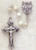 Creed Sterling Silver 6mm Mother of Pearl  Rosary SP39