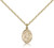 Gold Filled St. Augustine Pendant, Gold Filled Lite Curb Chain, Small Size Catholic Medal, 1/2" x 1/4" Gold Filled St. Augustine Pendant, Gold Filled Lite Curb Chain, Small Size Catholic Medal, 1/2" x 1/4"