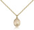 Gold Filled St. Blaise Pendant, Gold Filled Lite Curb Chain, Small Size Catholic Medal, 1/2" x 1/4" Gold Filled St. Blaise Pendant, Gold Filled Lite Curb Chain, Small Size Catholic Medal, 1/2" x 1/4"