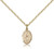 Gold Filled St. Genesius of Rome Pendant, Gold Filled Lite Curb Chain, Small Size Catholic Medal, 1/2" x 1/4" Gold Filled St. Genesius of Rome Pendant, Gold Filled Lite Curb Chain, Small Size Catholic Medal, 1/2" x 1/4"