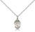 Sterling Silver St. Paul the Apostle Pendant, Sterling Silver Lite Curb Chain, Small Size Catholic Medal, 1/2" x 1/4"