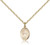 Gold Filled St. Zachary Pendant, Gold Filled Lite Curb Chain, Small Size Catholic Medal, 1/2" x 1/4" Gold Filled St. Zachary Pendant, Gold Filled Lite Curb Chain, Small Size Catholic Medal, 1/2" x 1/4"