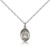 Sterling Silver St. Sophia Pendant, Sterling Silver Lite Curb Chain, Small Size Catholic Medal, 1/2" x 1/4"