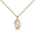 Gold Filled St. Madonna Del Ghisallo Pendant, Gold Filled Lite Curb Chain, Small Size Catholic Medal, 1/2" x 1/4" Gold Filled St. Madonna Del Ghisallo Pendant, Gold Filled Lite Curb Chain, Small Size Catholic Medal, 1/2" x 1/4"