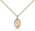 Gold Filled St. John Neumann Pendant, Gold Filled Lite Curb Chain, Small Size Catholic Medal, 1/2" x 1/4" Gold Filled St. John Neumann Pendant, Gold Filled Lite Curb Chain, Small Size Catholic Medal, 1/2" x 1/4"