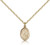 Gold Filled St. Maria Goretti Pendant, Gold Filled Lite Curb Chain, Small Size Catholic Medal, 1/2" x 1/4" Gold Filled St. Maria Goretti Pendant, Gold Filled Lite Curb Chain, Small Size Catholic Medal, 1/2" x 1/4"