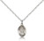 Sterling Silver St. Colette Pendant, Sterling Silver Lite Curb Chain, Small Size Catholic Medal, 1/2" x 1/4" Sterling Silver St. Colette Pendant, Sterling Silver Lite Curb Chain, Small Size Catholic Medal, 1/2" x 1/4"