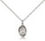 Sterling Silver St. Bede the Venerable Pendant, Sterling Silver Lite Curb Chain, Small Size Catholic Medal, 1/2" x 1/4" Sterling Silver St. Bede the Venerable Pendant, Sterling Silver Lite Curb Chain, Small Size Catholic Medal, 1/2" x 1/4"