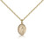 Gold Filled St. Thomas of Villanova Pendant, Gold Filled Lite Curb Chain, Small Size Catholic Medal, 1/2" x 1/4" Gold Filled St. Thomas of Villanova Pendant, Gold Filled Lite Curb Chain, Small Size Catholic Medal, 1/2" x 1/4"