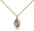 Gold Filled Miraculous Pendant, Gold Filled Lite Curb Chain, 1/2" x 1/4"