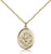 Gold Filled Chalice Pendant, Gold Filled Lite Curb Chain, 3/4" x 1/2"