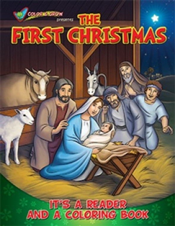 The First Christmas: It's a Reader and A Coloring Book