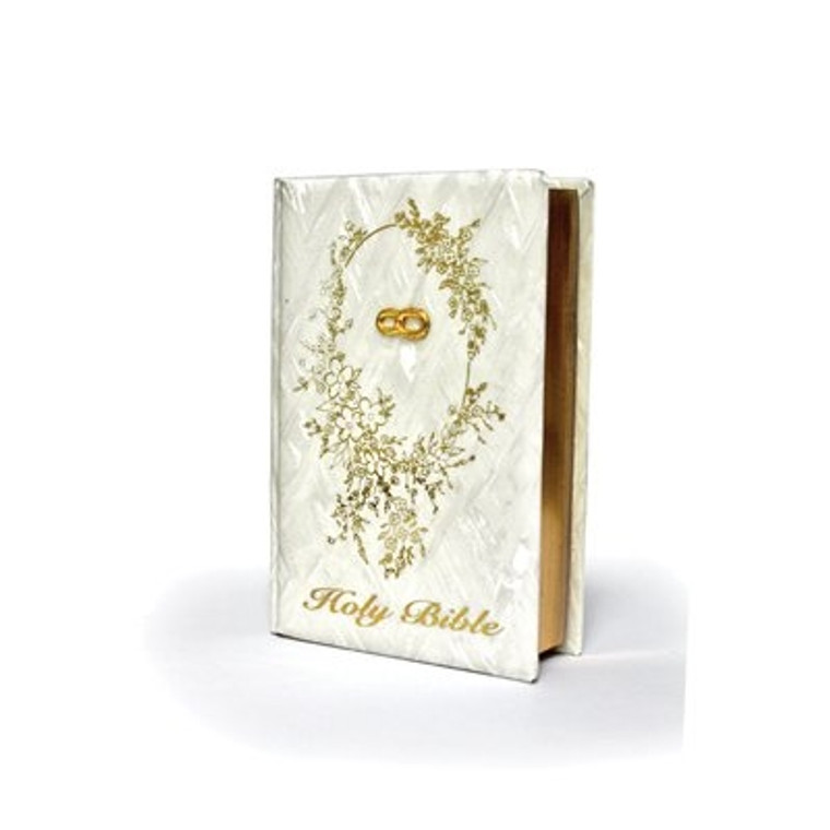 Pearl Design Wedding Bible