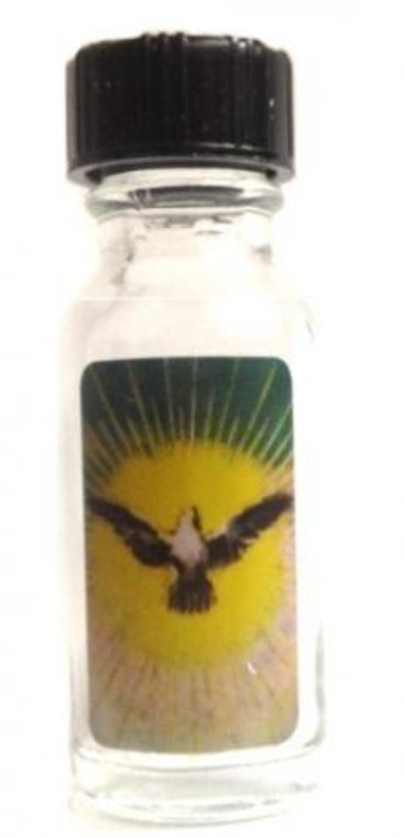 Holy Spirit Glass Holy Water Bottle