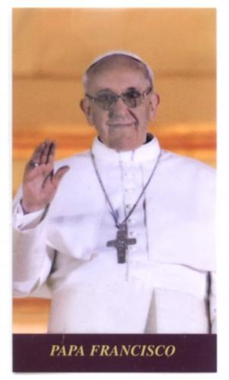Laminado tarjeta de pl?stico de Santo Papa Francisco