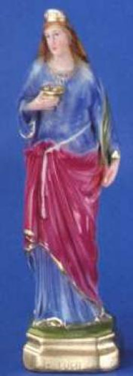 St. Lucy - 12" Italian Plaster, Catholic Saint Statue